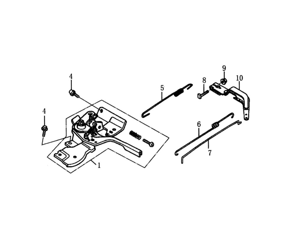 Control Diagram and Parts List for 005993-0  Generac Pressure Washer