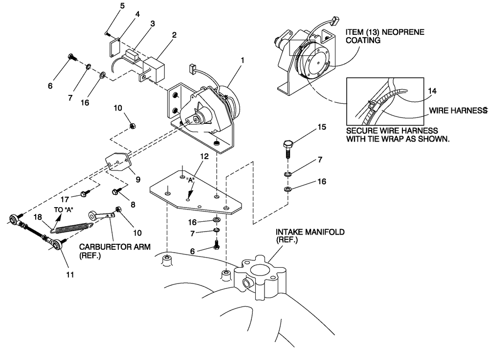 Ev Stepper Motor 2.5l G3 Diagram and Parts List for 0050280 (3960659)(2004) Generac Generator