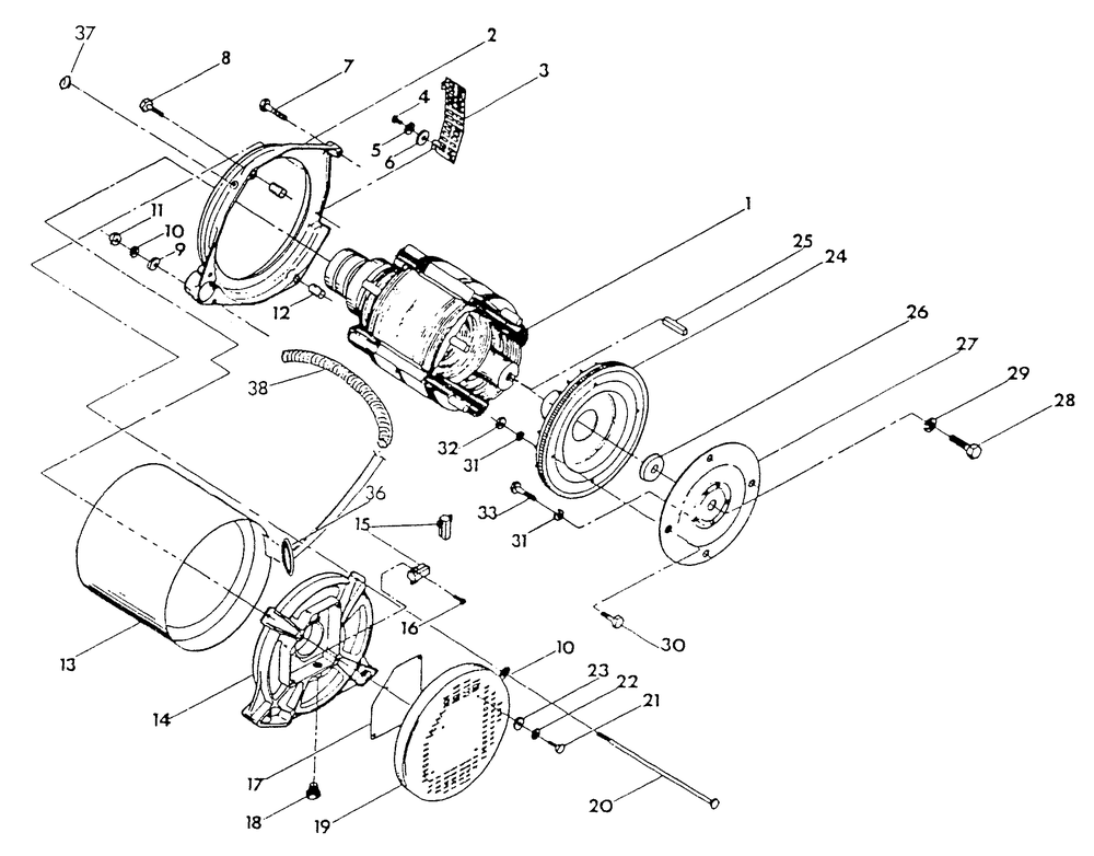 Generator 2 Diagram and Parts List for 9112-6  Generac Generator