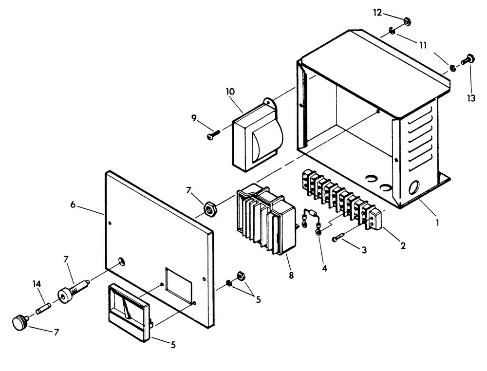 Battery Charger Diagram and Parts List for 9300-3  Generac Generator