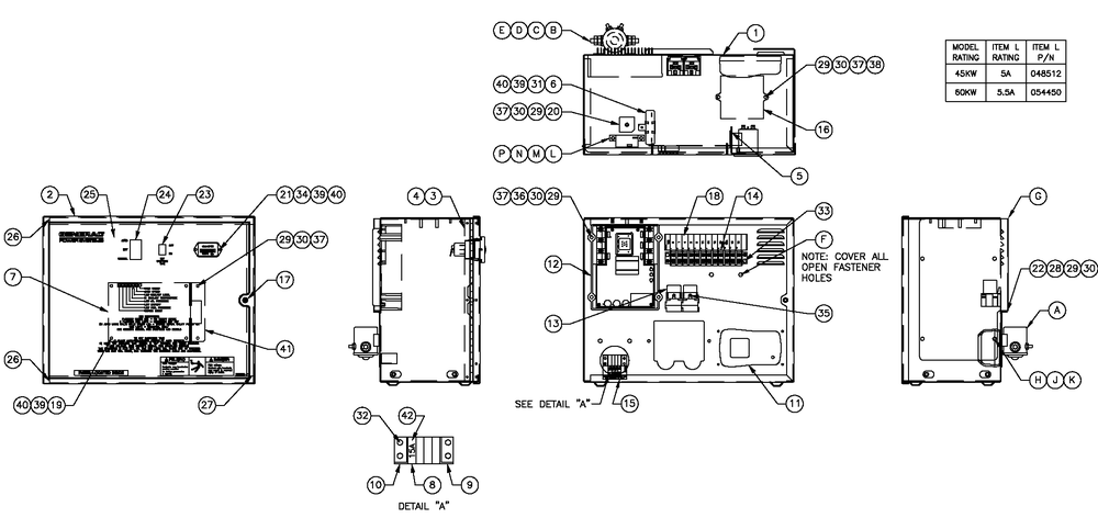 R-200c 3600 Rpm 2.4l Diagram and Parts List for QT04524ANSY (5649706 - 5876247)(2010) Generac Generator