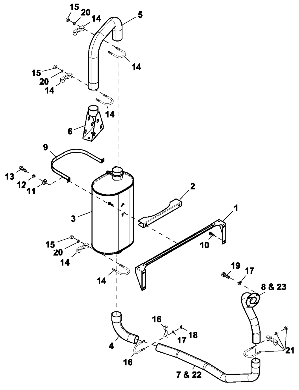 Engine Common Parts 2.4l G2 Tubro Diagram and Parts List for QT06024ANAX (5933492 - 7029215)(2012) Generac Generator