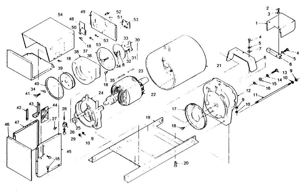 Alternator Diagram and Parts List for 6871-1  Generac Generator