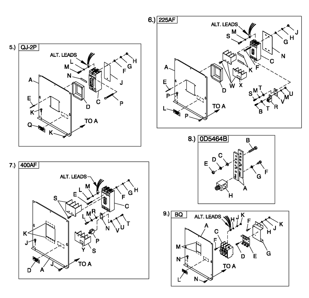 Cpl C2 And C4 Flex Hsb Diagram and Parts List for 0053400 (4828205 - 4838659)(2007) Generac Generator