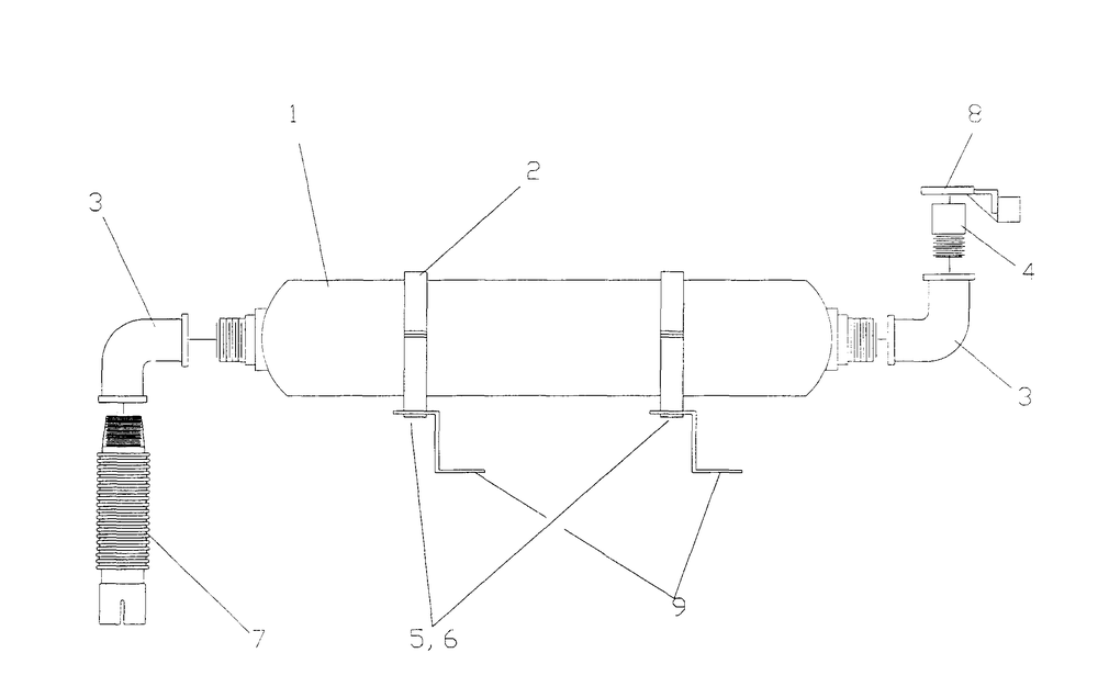 Muffler Diagram and Parts List for 4123-0  Generac Generator