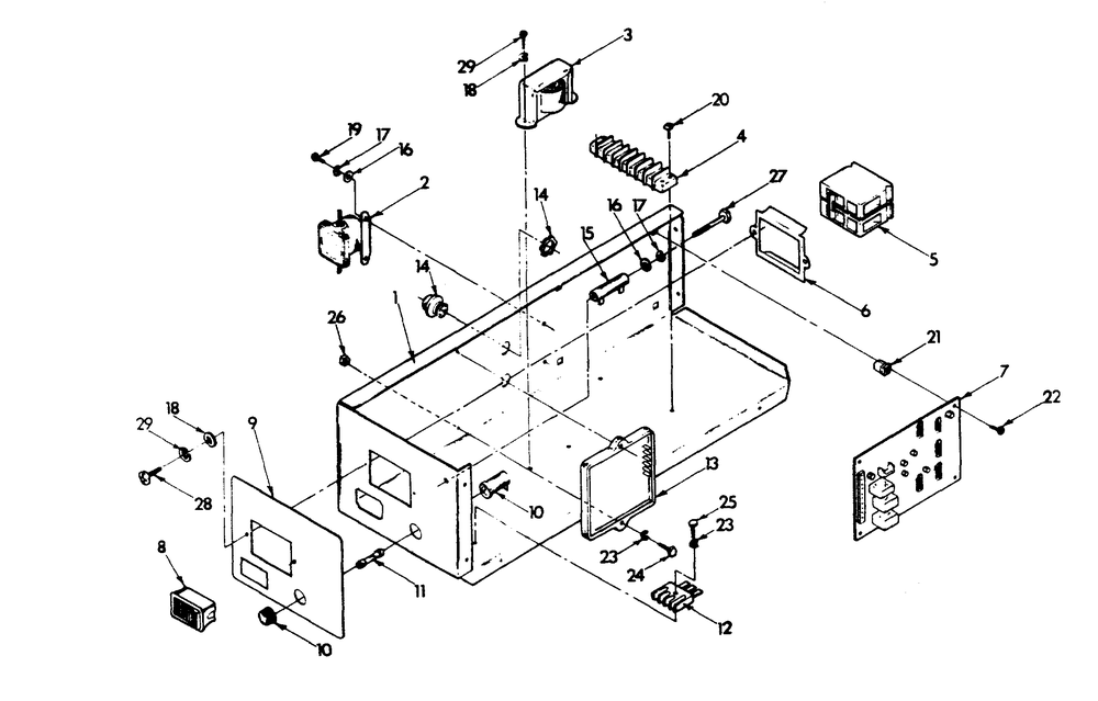 Control Panel Diagram and Parts List for 9007-0  Generac Generator