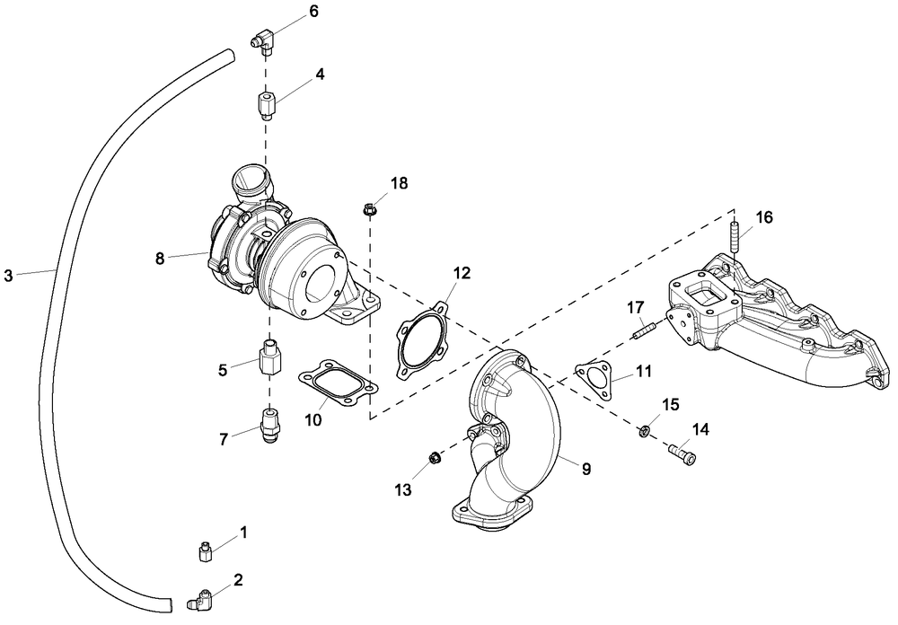 Ev Turbo 2.4l G2 Diagram and Parts List for 0056090 (5246790)(2008) Generac Generator