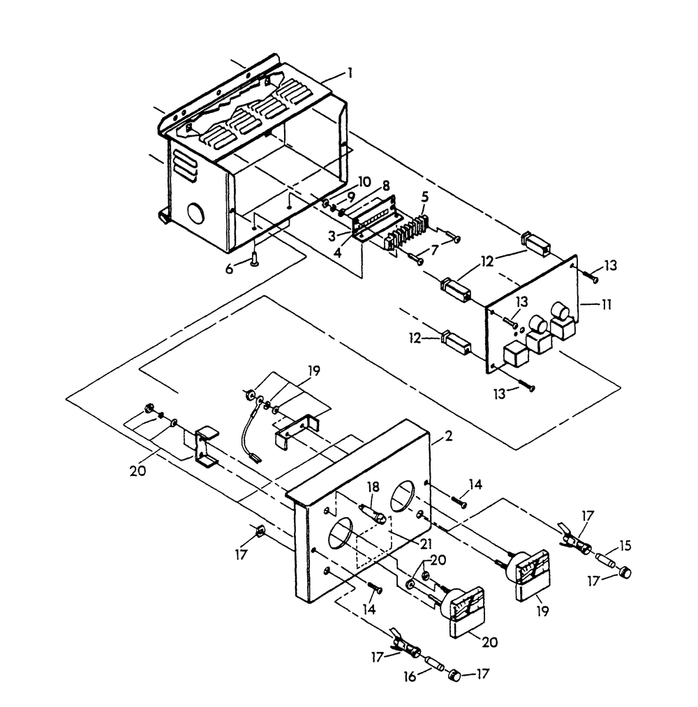 Battery Charger Diagram and Parts List for 9657-0  Generac Generator