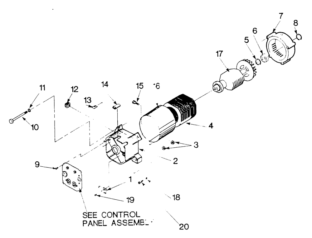 Generator 1 Diagram and Parts List for 9307-0  Generac Generator