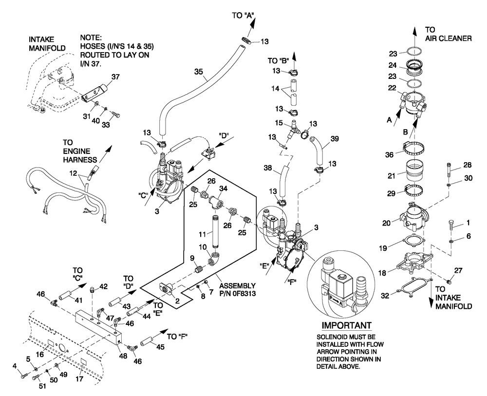 Fuel Natural Gas G3 6.8l 100kw Emissions Diagram and Parts List for ET15068AVAY (5955880)(2010) Generac Generator