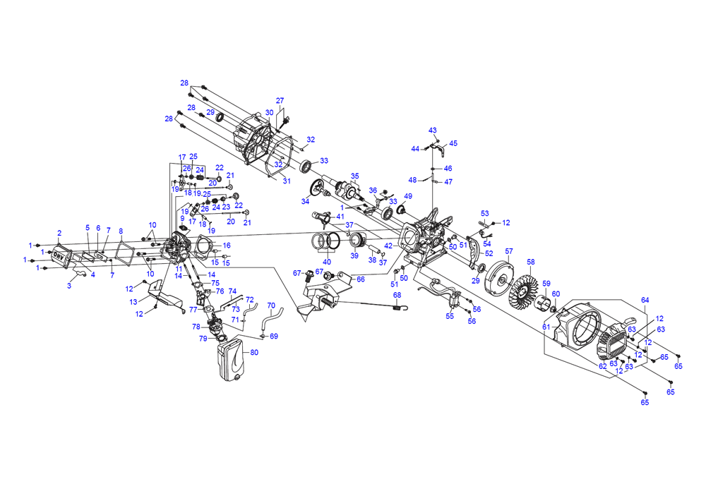 Fig-0 Diagram and Parts List for 10000036597 10000034123 Generac Generator