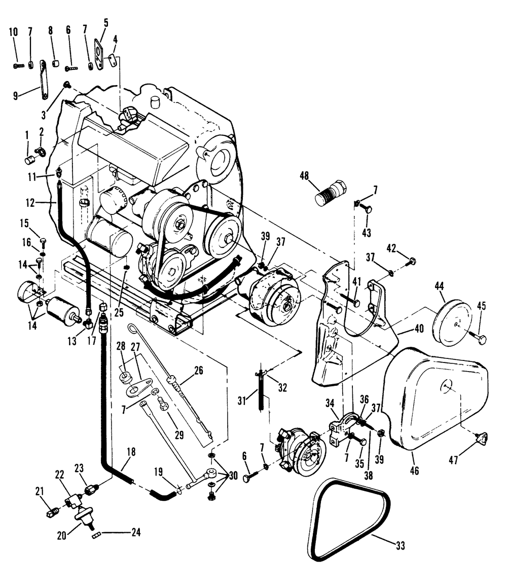 Miscellaneous Parts 2 Diagram and Parts List for 8947-1  Generac Generator