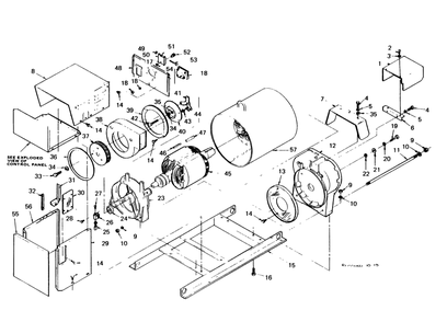 Alternator Diagram and Parts List for 6872-2  Generac Generator