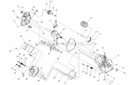 Page A Diagram and Parts List for 0042761  Generac Generator