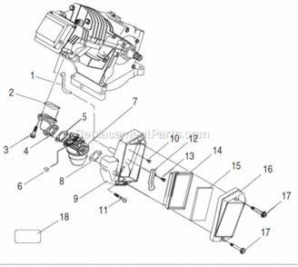 Page H Diagram and Parts List for 0042761  Generac Generator