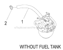 Part Location Diagram of 030340B Generac Hose .25 Id 7.5 Inches