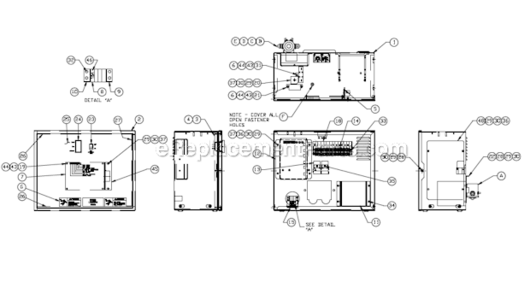 Part Location Diagram of 0F1264 Generac ADPTR Left Hand Side Wickman 178.6192