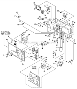 Part Location Diagram of 0D4968 Generac Outlet 20a 120v Dplx 6342bk
