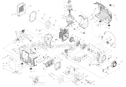 Part Location Diagram of 0H43470173 Generac Switch, Fuel