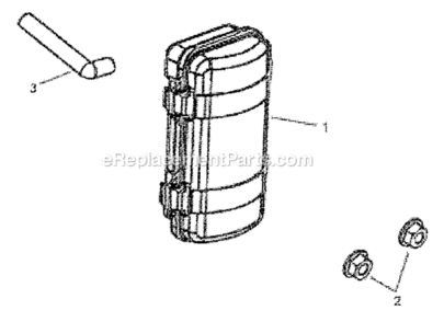 Air_Cleaner_Assy Diagram and Parts List for 0061040  Generac Generator