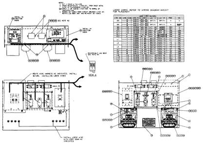 Receptacle Panel Diagram and Parts List for 4065-1  Generac Generator