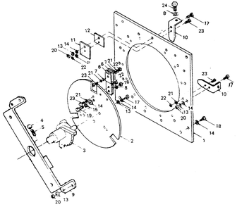 3-Phase Switch Diagram and Parts List for 8338-1  Generac Welder