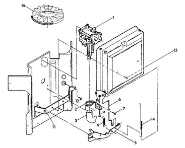 Natural Gas Carburetor Diagram and Parts List for 0789-1  Generac Generator