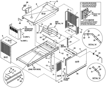 Encloser C4 Diagram and Parts List for QT06030ANSN (4361373 - 5017502)(2008) Generac Generator