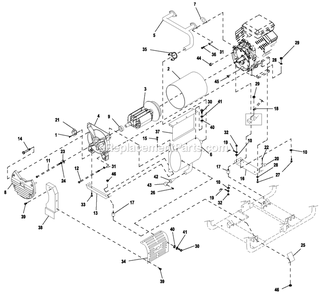 Ev Generator 990 Gp Portable Diagram and Parts List for 0057341 (9366550 - 50069417)(2015) Generac Generator