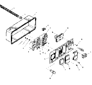 Control panel Diagram and Parts List for XG8000E-5747-2  Generac Generator