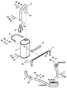 Ev Enclosure C2 2.4l G2 Turbo Diagram and Parts List for ET06024KNSX (5959464 - 6152116)(2010) Generac Generator