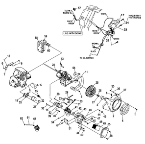 Engine Parts (0h0742) Diagram and Parts List for GP7000 (5342683 - 6039870)(2010) Generac Generator