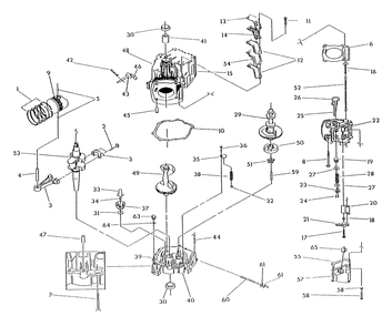 Gn-360 Engine (Long Block) Diagram and Parts List for 9840-0  Generac Generator
