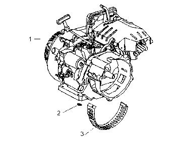 Part Location Diagram of 0H9198 Generac Engine W/O Muffler
