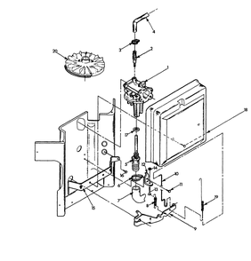 Natural Gas Carburetor Diagram and Parts List for 9653-0  Generac Generator