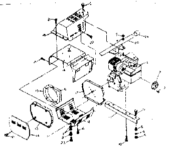 Alternator Diagram and Parts List for 8749  Generac Generator