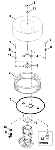 Ev Air Cleaner Diagram and Parts List for ET08054JVAX (9720704)(2015) Generac Generator