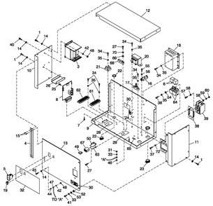 Ev Control Panel 2.5l Cpl Diagram and Parts List for QT02025AVAN (4168434 - 4185284)(2005) Generac Generator