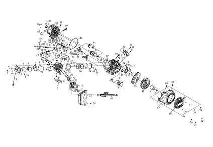 Fig-0 Diagram and Parts List for 10000023936 10000023879 Generac Generator
