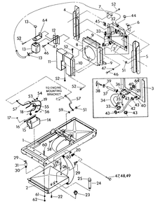Mounting Base Diagram and Parts List for 9134-2  Generac Generator