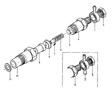 Engine Fuel Injection Assembly Diagram and Parts List for 8248-1  Generac Welder