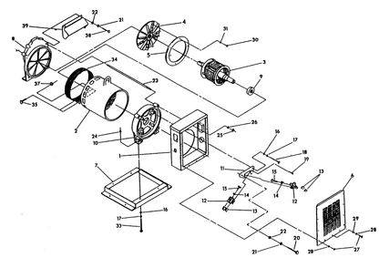 Generator Diagram and Parts List for 9566-2  Generac Generator