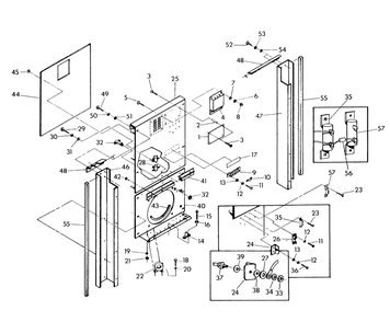 Part Location Diagram of 82877 Generac Rear Lower Control Panel