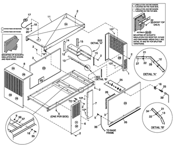 Enclosure C2 Diagram and Parts List for 0055990 (5111202 - 5223746)(2008) Generac Generator