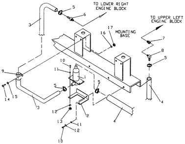 Block Heater Diagram and Parts List for 4251-0  Generac Generator