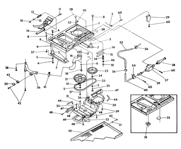 Base And Pulleys Diagram and Parts List for 9712-0  Generac Generator