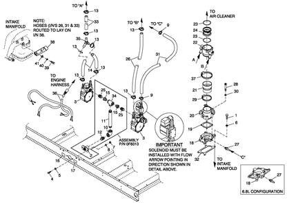 Fuel Natural Gas Ford 5.4l 80kw, 5.4l&6.8l 100kw Diagram and Parts List for CT10054ANSN (0507V21778)(2007) Generac Generator