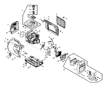 Fig-0 Diagram and Parts List for G0071230  Generac Generator