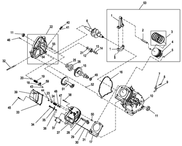 Ev, Xg7000e 410cc Longblock Diagram and Parts List for 0058473 (8527318 - 9521891)(2015) Generac Generator