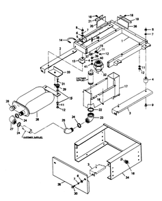 Part Location Diagram of 39721 Generac Baffle Plate